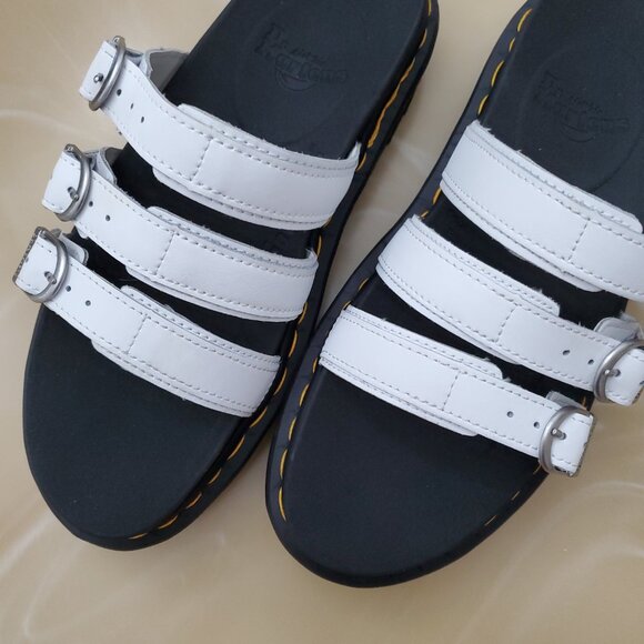 Dr. Martens White and Black Sandals - Picture 12 of 16